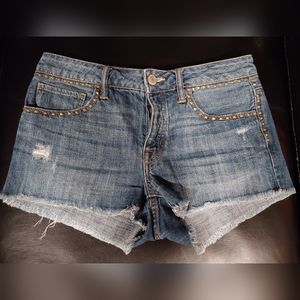 American Eagle Studded Denim Jean Shorts - Size 8